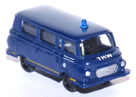 Barkas B 1000 Bus MTW THW LV Berlin blau