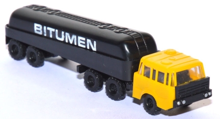 Tatra Tanksattelzug Bitumen gelb