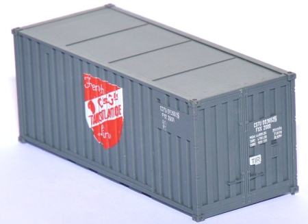 Container 20 ft French Line grau