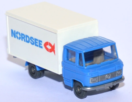 Mercedes-​​​​Benz L 608 Koffer Nordsee signalblau