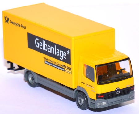 Mercedes-​Benz Atego 1328 Koffer-​LKW Deutsche Post Gelbanlage gelb