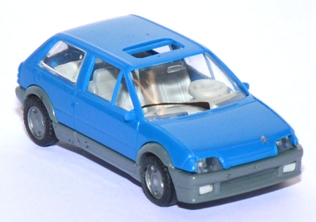 Citroen AX mit Schiebedach blau