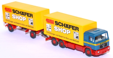 MAN-​Büssing 24.362 UNL Kofferlastzug Schäfer Shop