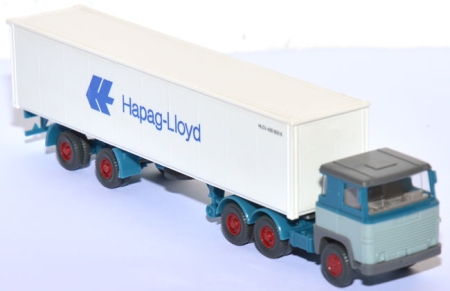 Scania 111 LBT Containersattelzug 40 ft Hapag-​​​Lloyd