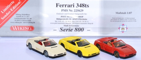 Ferrari 348 ts - 3 Stück
