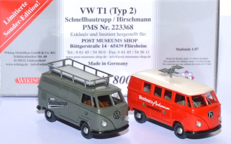 VW T1 Bus Hirschmann-Antennen + Kasten Schnellbautrub