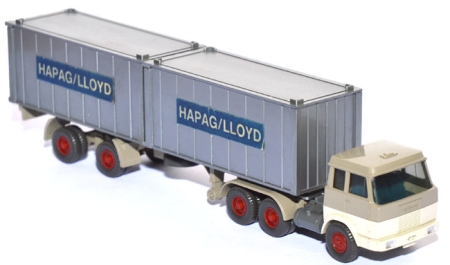 Hanomag-​Henschel F 221 S Containersattelzug 2x 20 ft Hapag/Lloyd