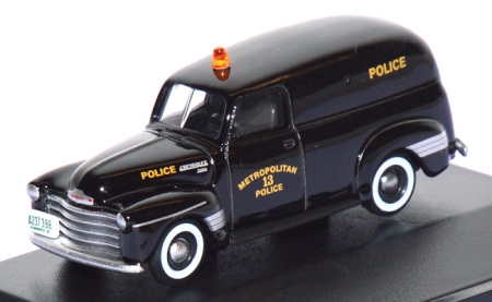 Chevrolet Panel Van Metropolitan Police schwarz