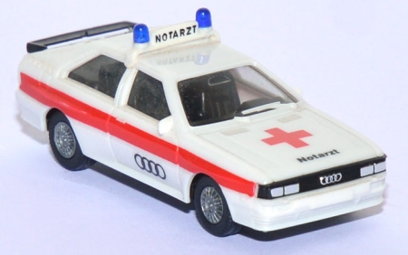 Audi Quattro (Ur-​Quattro) DRK Rotes Kreuz Notarzt weiß