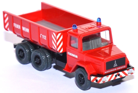 Magirus-​​Deutz 232 D 22 AK Abrollkipper Schuttwagen Feuerwehr