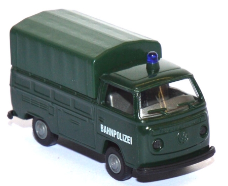 VW T2 Pritsche Bahnpolizei grün