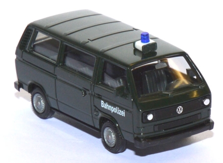 VW T3 Bus Bahnpolizei grün