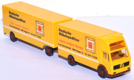 Mercedes-​​​Benz (K) Topsleeper Möbeltransport Hängerzug DMS Kleinschmidt