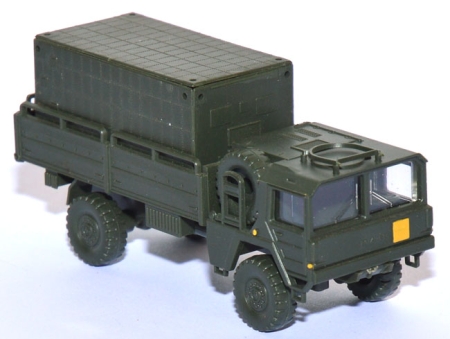 MAN 451/461 LKW 5t 4x4 Pritsche mit Universal-​Koffer Militär grün