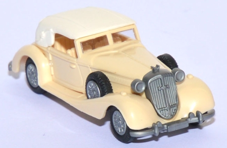 Horch 853 A Cabrio geschlossen creme