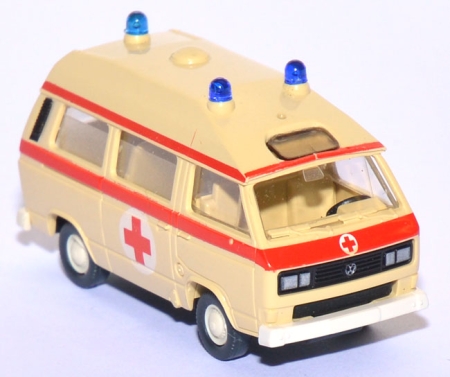 VW T3 Bus Rotes Kreuz Krankenwagen beige