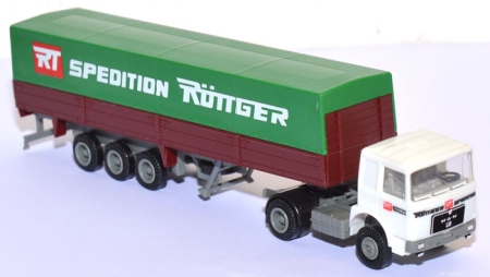 MAN F8 Pritschensattelzug RT Spedition Röttger