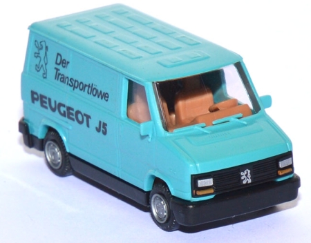 Peugeot J5 Kasten Der Transportlöwe blautürkis