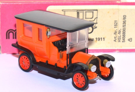 Daimler Benz Oldtimer 1911 orange M 1:50