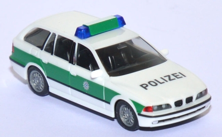 BMW 5er Touring Polizei Bayern grün