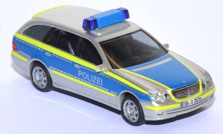 Mercedes-​Benz E-​Klasse T-​Modell Autobahnpolizei blau 49465