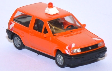 VW Polo 2 Steilheck Kommunal orange