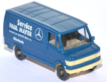 Mercedes-​​​​Benz 207 D Kasten Service Paul Mayer capriblau