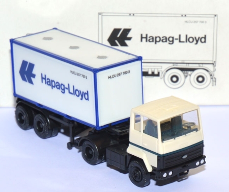 Ford Transcontinental Containersattelzug 20 ft Hapag-Lloyd