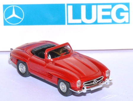 Mercedes-​Benz 300 SL Cabriolet rot Lueg Techno Classica Essen