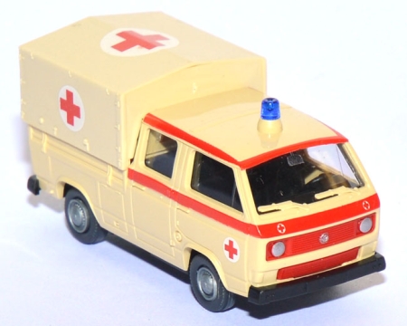 VW T3 DoKa Pritsche Rotes Kreuz elfenbein