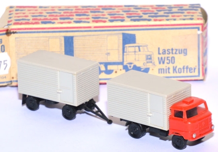 IFA W50 Kofferlastzug rot