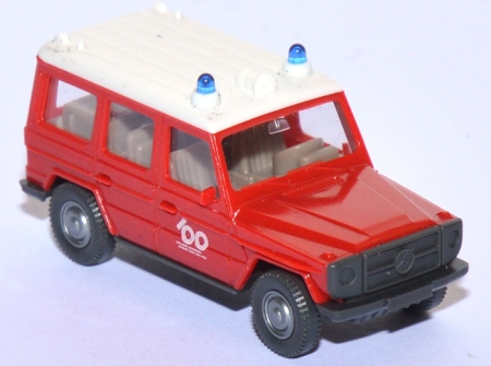 Mercedes-​Benz 230 G VRW Feuerwehr - 100 Jahre Automobil rot