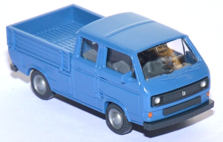 VW T3 Pritsche Doppelkabine brillantblau