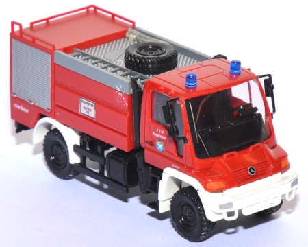 Mercedes-​​​​Benz Unimog U 400 Allrad-​​​​TLF Feuerwehr Rosenbauer rot