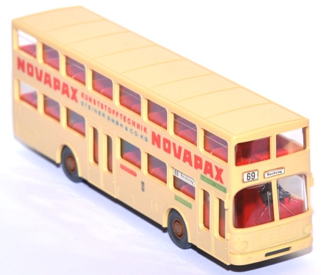 MAN SD 200 Doppeldeckerbus Novapax hellbeige