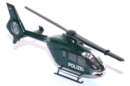 Eurocopter EC 135 Hubschrauber Polizei grün