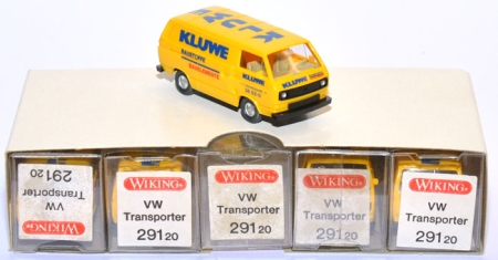 Händ­ler­kar­ton VW T3 Kasten Transporter Kluwe gelb