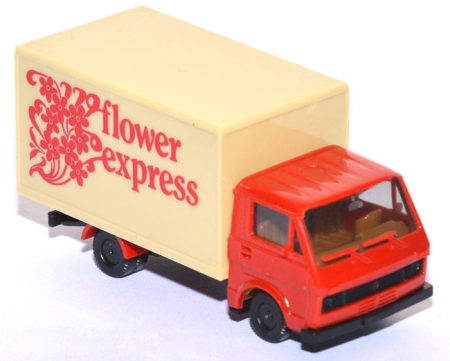 VW LT 28 Koffer flower-express rot