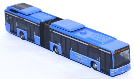 Mercedes-​​Benz Citaro G Blue Tec - Hybrid Gelenkbus MVG blau