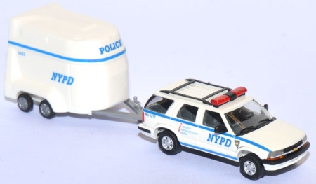 Chevrolet Blazer + Pferdeanhänger NYPD 46405