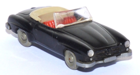 Mercedes-​​Benz 190 SL Cabriolet offen schwarz