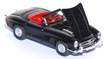 Mercedes-​​​​​​​Benz 300 SL Cabriolet offen schwarz