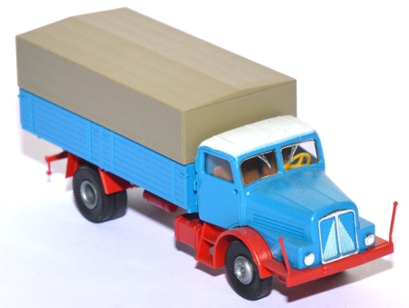 IFA H6 Pritschen-​LKW mit Plane blau