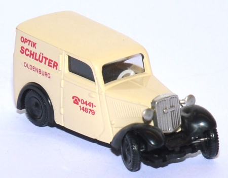 DKW F7 Kasten Schlüter Oldenburg cremeweiß