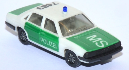 Audi 100 GL 5E Polizei 7483 MS grün