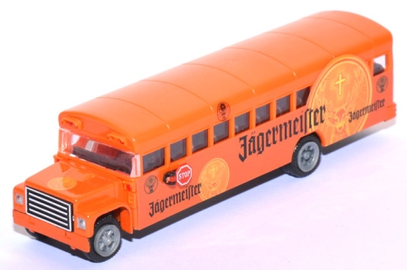 Bluebird School Bus International Chassis Jägermeister orange