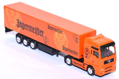 MAN TGX XXL Koffersattelzug Jägermeister orange