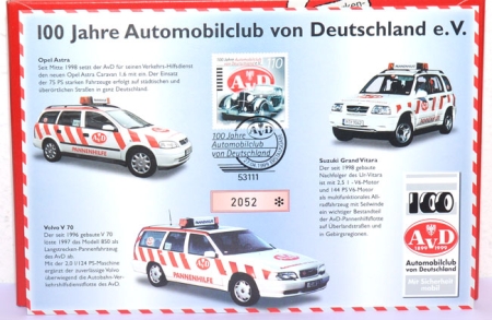 AvD-​Pannenhilfe-Fahrzeuge VW - 100 Jahre AvD