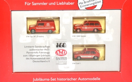 AvD-​Pannenhilfe-Fahrzeuge VW - 100 Jahre AvD