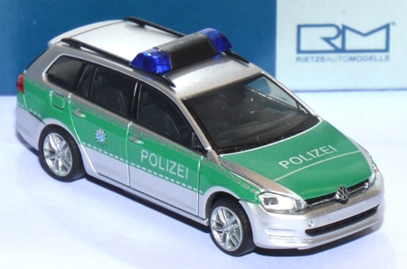 VW Golf 7 Variant Polizei Bayern grün